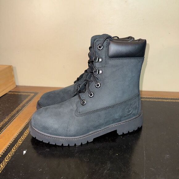 Timberland 8 inch Black 40 Below Super Boot TB0A14VJ Gs Gradeschool Boys Size 5Y - Picture 1 of 8